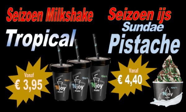 Seizoen Milkshake en Ijs